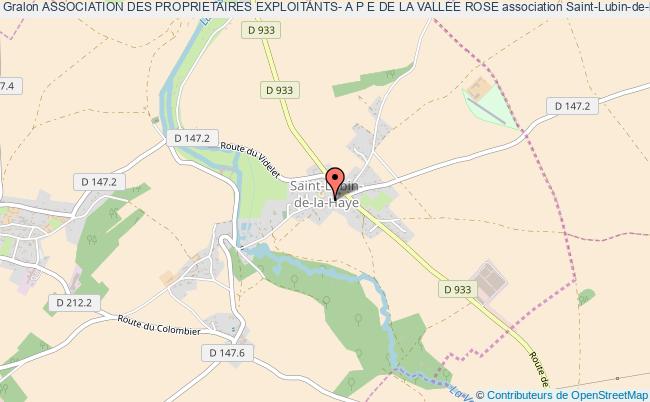 plan association Association Des Proprietaires Exploitants- A P E De La Vallee Rose Saint-Lubin-de-la-Haye