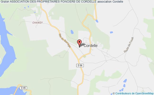 ASSOCIATION DES PROPRIETAIRES FONCIERS DE CORDELLE