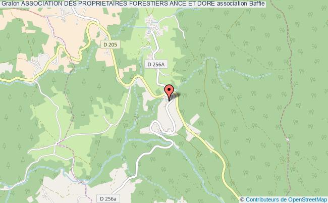 ASSOCIATION DES PROPRIETAIRES FORESTIERS ANCE ET DORE