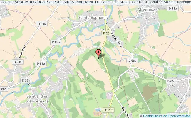plan association Association Des Proprietaires Riverains De La Petite Mouturiere Sainte-Euphémie