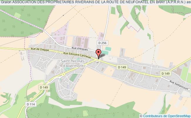 plan association Association Des Proprietaires Riverains De La Route De Neufchatel En Bray (a.p.r.r.n.) Saint-Nicolas-d'Aliermont