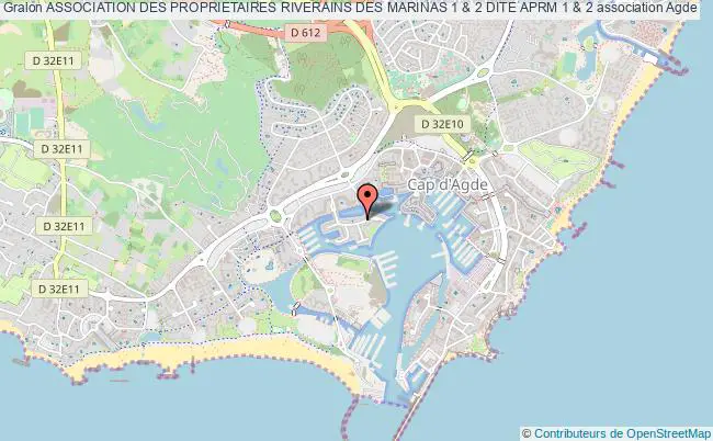 ASSOCIATION DES PROPRIETAIRES RIVERAINS DES MARINAS 1 & 2 DITE APRM 1 & 2