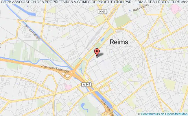 plan association Association Des PropriÉtaires Victimes De Prostitution Par Le Biais Des HÉbergeurs Reims
