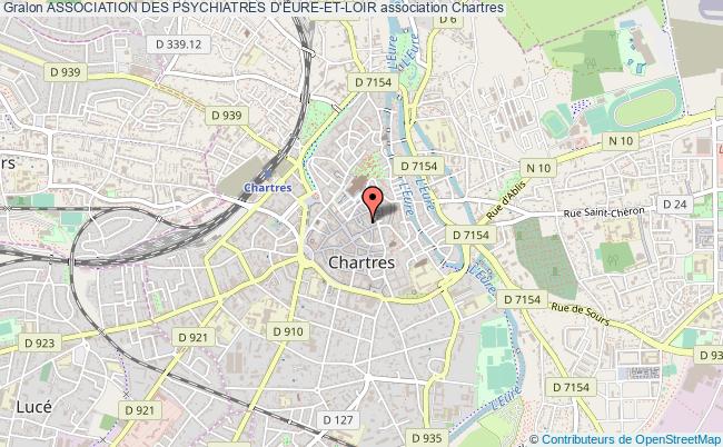 plan association Association Des Psychiatres D'eure-et-loir Chartres