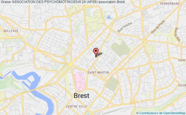 plan association Association Des Psychomotriciens 29 (ap29) Brest