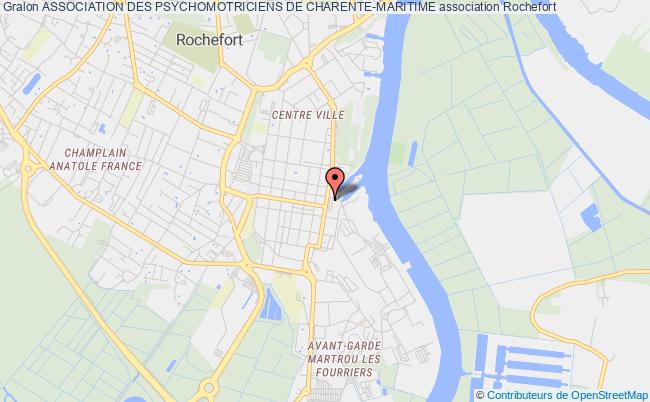 plan association Association Des Psychomotriciens De Charente-maritime Rochefort