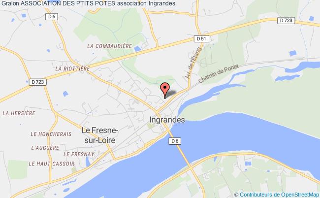 plan association Association Des Ptits Potes Ingrandes-Le Fresne sur Loire