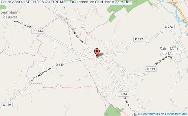 plan association Association Des Quatre Mailloc Saint-Martin-de-Mailloc