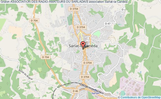 plan association Association Des Radio-amateurs Du Sarladais Sarlat-la-Canéda
