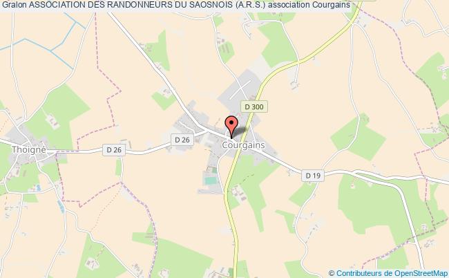 plan association Association Des Randonneurs Du Saosnois (a.r.s.) Courgains