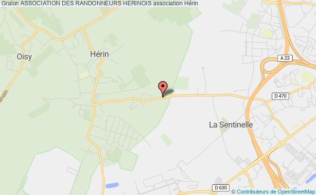 plan association Association Des Randonneurs Herinois Hérin
