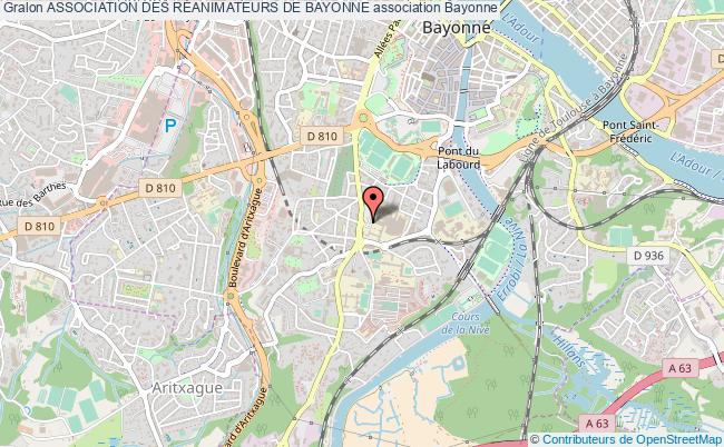 plan association Association Des RÉanimateurs De Bayonne Bayonne