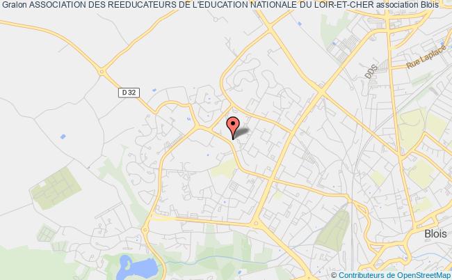plan association Association Des Reeducateurs De L'education Nationale Du Loir-et-cher Blois