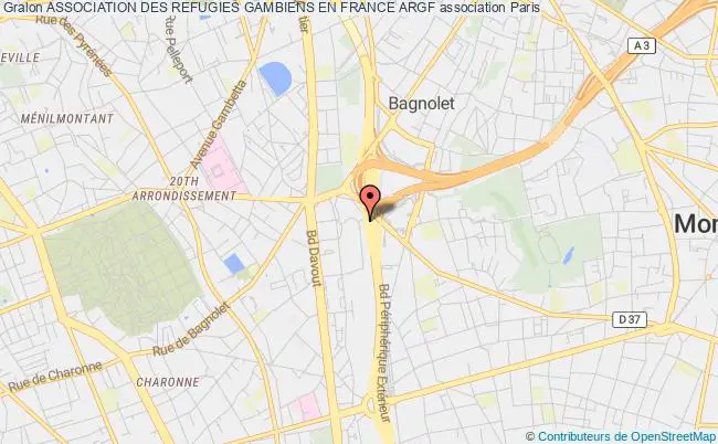 plan association Association Des Refugies Gambiens En France Argf Paris