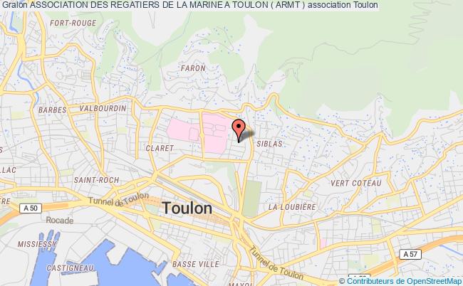 plan association Association Des Regatiers De La Marine A Toulon ( Armt ) Toulon