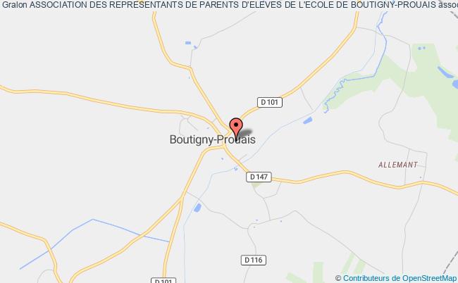 plan association Association Des Representants De Parents D'eleves De L'ecole De Boutigny-prouais Boutigny-Prouais
