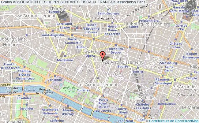 plan association Association Des ReprÉsentants Fiscaux FranÇais Paris
