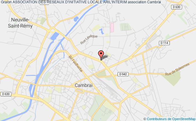 plan association Association Des Reseaux D'initiative Locale Aril'interim Cambrai
