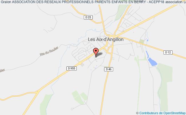 plan association Association Des Reseaux Professionnels Parents Enfants En Berry - Acepp18 Les Aix-d'Angillon