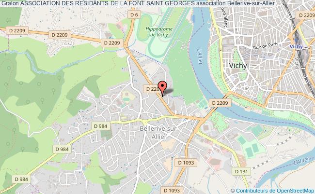 plan association Association Des Residants De La Font Saint Georges Bellerive-sur-Allier