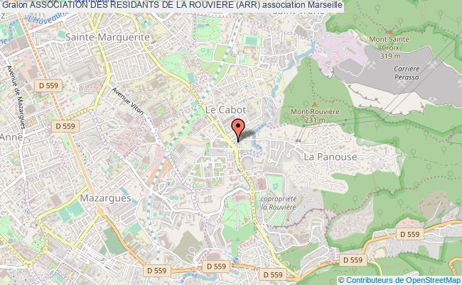 plan association Association Des Residants De La Rouviere (arr) Marseille