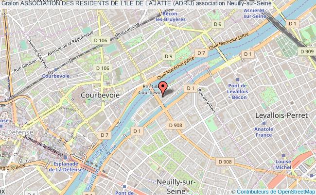 plan association Association Des Residents De L'ile De La Jatte (adrij) Neuilly-sur-Seine