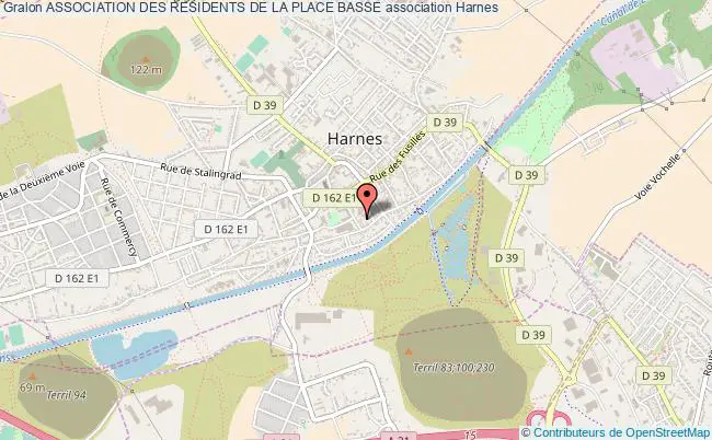 plan association Association Des Residents De La Place Basse Harnes