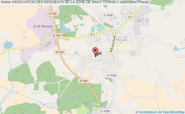 plan association Association Des Residents De La Zone De Saint Cornely Plouay