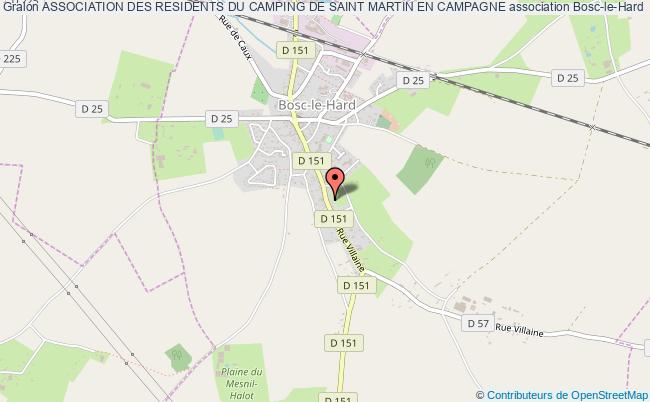 plan association Association Des Residents Du Camping De Saint Martin En Campagne Bosc-le-Hard