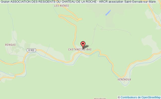 plan association Association Des Residents Du Chateau De La Roche - Arcr Saint-Gervais-sur-Mare