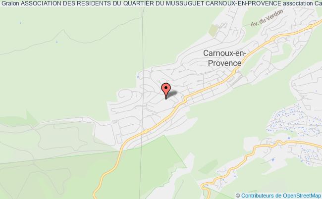 plan association Association Des Residents Du Quartier Du Mussuguet Carnoux-en-provence Carnoux-en-Provence