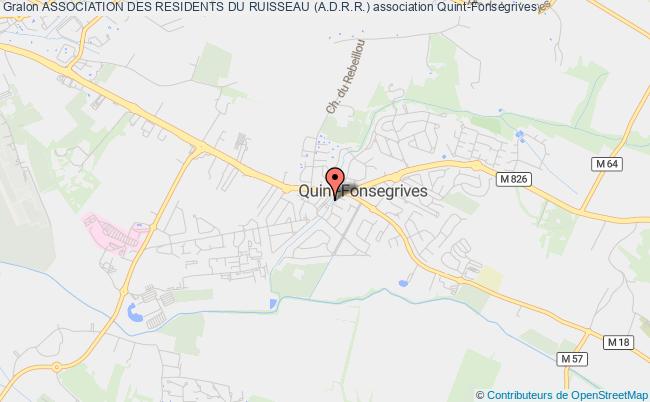 plan association Association Des Residents Du Ruisseau (a.d.r.r.) Quint-Fonsegrives