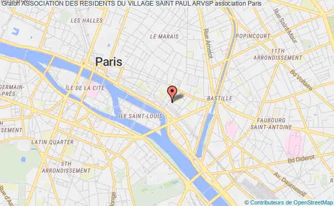 plan association Association Des Residents Du Village Saint Paul Arvsp Paris
