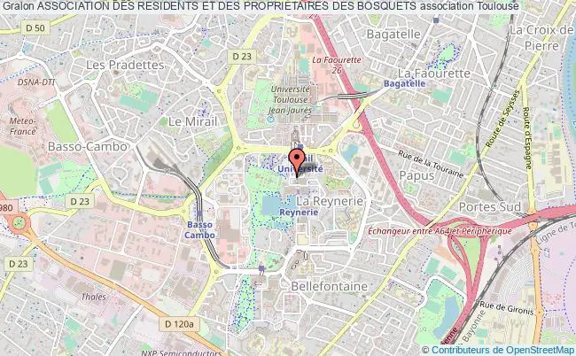 plan association Association Des Residents Et Des Proprietaires Des Bosquets Toulouse
