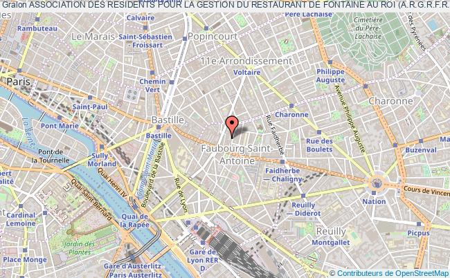 plan association Association Des Residents Pour La Gestion Du Restaurant De Fontaine Au Roi (a.r.g.r.f.r.) Paris 11e