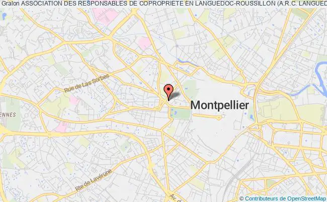 plan association Association Des Responsables De Copropriete En Languedoc-roussillon (a.r.c. Languedoc-roussillon) Montpellier