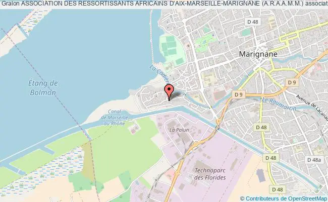 plan association Association Des Ressortissants Africains D'aix-marseille-marignane (a.r.a.a.m.m.) Marignane