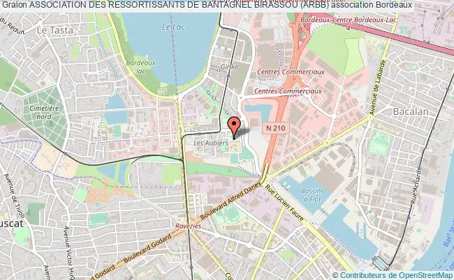 plan association Association Des Ressortissants De Bantagnel Birassou (arbb) Bordeaux