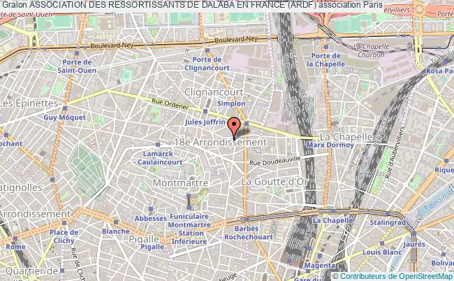 plan association Association Des Ressortissants De Dalaba En France (ardf) Paris