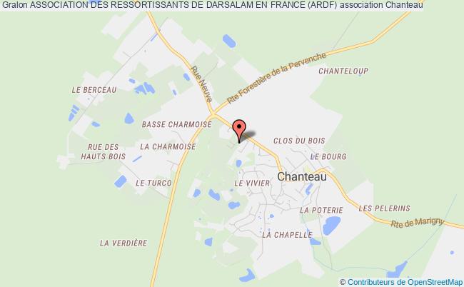 plan association Association Des Ressortissants De Darsalam En France (ardf) Chanteau