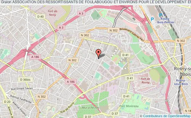 plan association Association Des Ressortissants De Foulabougou Et Environs Pour Le DÉveloppement En France (arfedf) Montreuil