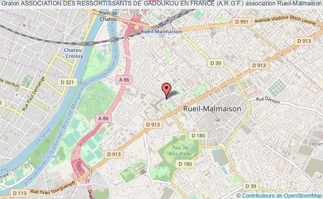 plan association Association Des Ressortissants De Gadoukou En France (a.r.g.f.) Rueil-Malmaison