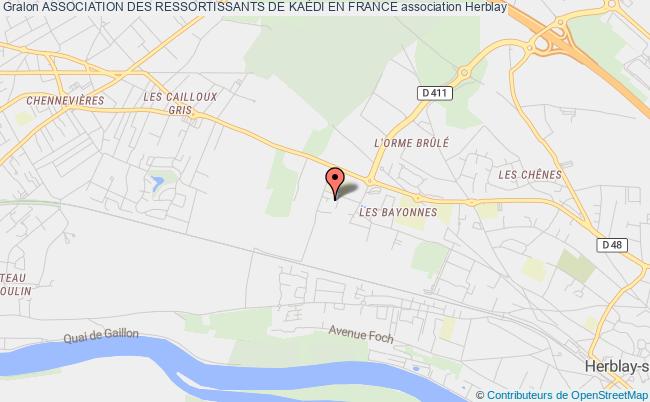 plan association Association Des Ressortissants De KaÈdi En France Herblay-sur-Seine