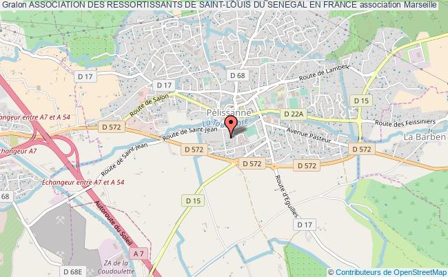 plan association Association Des Ressortissants De Saint-louis Du Senegal En France Marseille 12e