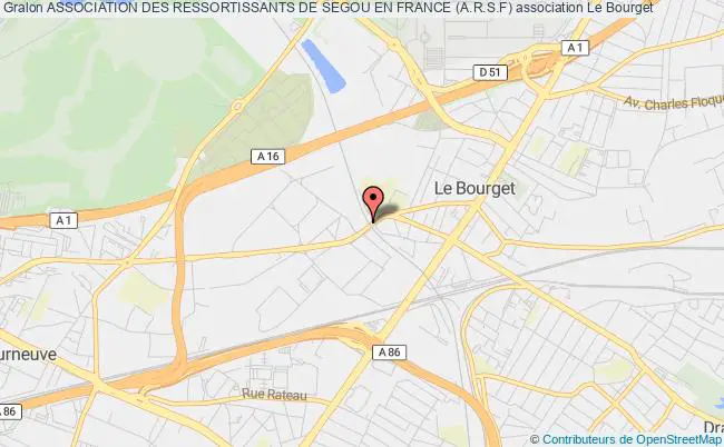 plan association Association Des Ressortissants De Segou En France (a.r.s.f) Le Bourget