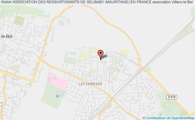 plan association Association Des Ressortissants De Selibaby (mauritanie) En France Villiers-le-Bel