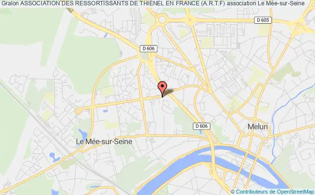 plan association Association Des Ressortissants De ThiÉnel En France (a.r.t.f) Mée-sur-Seine