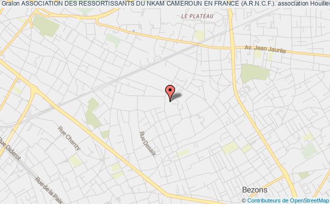 plan association Association Des Ressortissants Du Nkam Cameroun En France (a.r.n.c.f.). Houilles