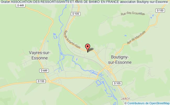plan association Association Des Ressortissants Et Amis De Banko En France Boutigny-sur-Essonne