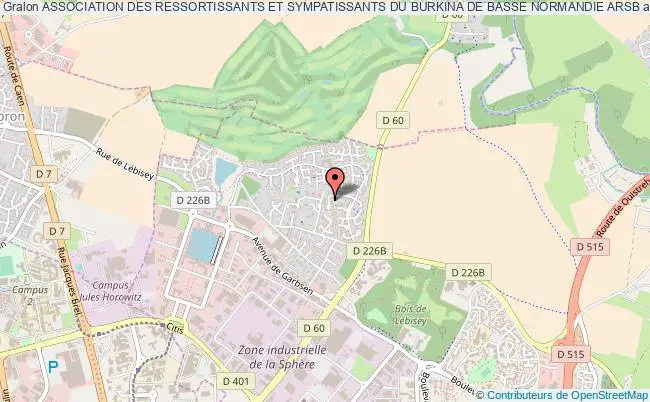 plan association Association Des Ressortissants Et Sympatissants Du Burkina De Basse Normandie Arsb Hérouville-Saint-Clair